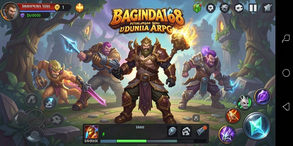 Tangkapan layar menampilkan aksi mendebarkan dalam petualangan ARPG.