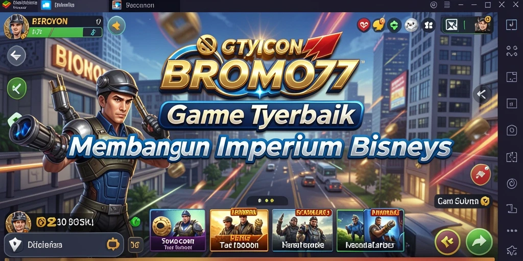 Tampilan gameplay BROMO77 yang menarik dan dinamis.