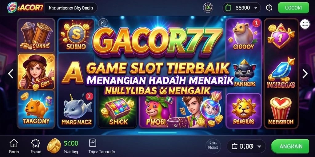 Tampilan menarik dari gameplay GACOR77 yang memikat.