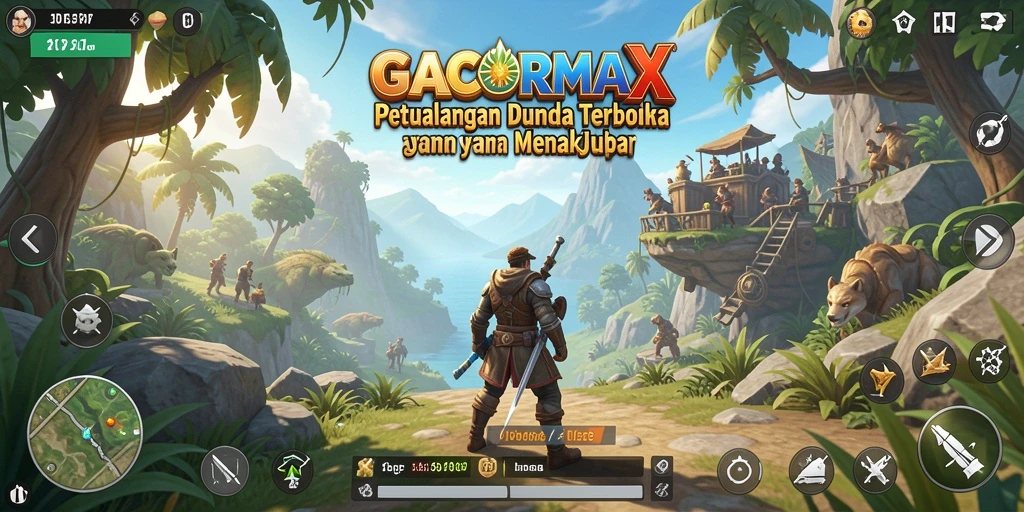 Gameplay GACORMAX yang epik dalam dunia terbuka yang menawan.