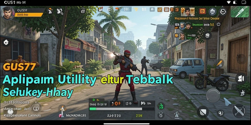 Tampilan antarmuka GUS77 yang modern dan intuitif.