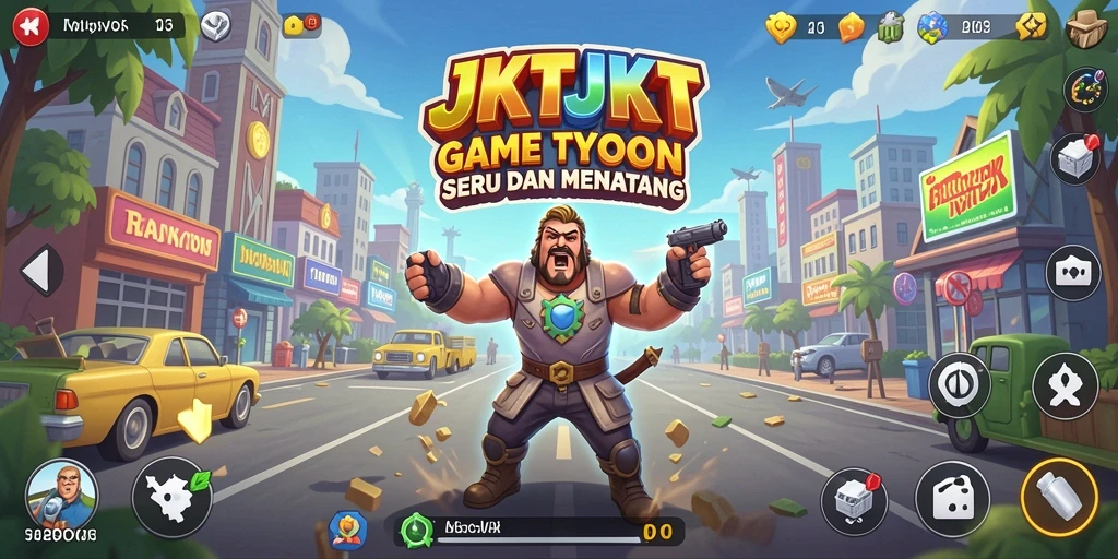 Tampilan menarik dari gameplay JKTJKT yang dinamis.