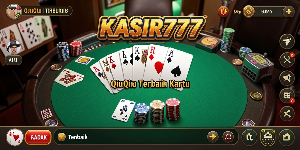 Tampilan screenshot KASIR777 dengan gameplay seru QiuQiu.