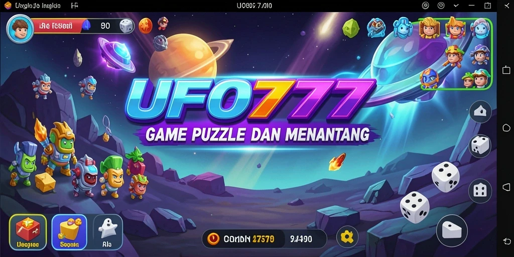 Tampilan gameplay UFO777 yang menarik dan penuh tantangan Puzzle.